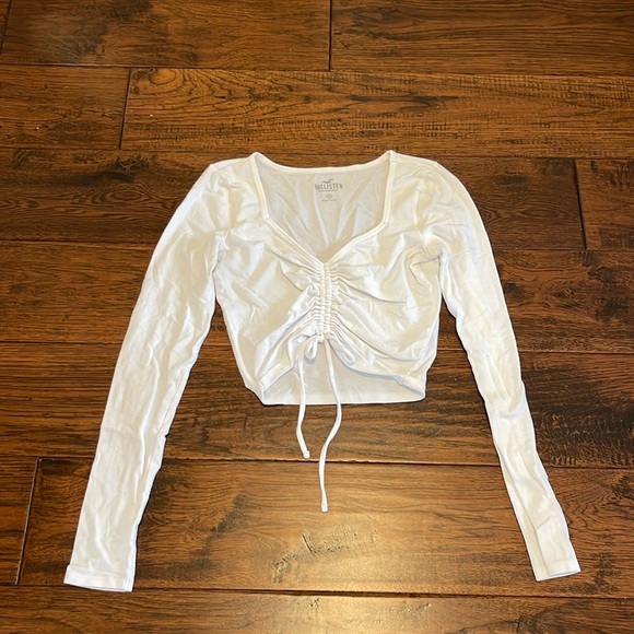 Hollister Tops - HOLLISTER long sleeved ruched top, sz XS